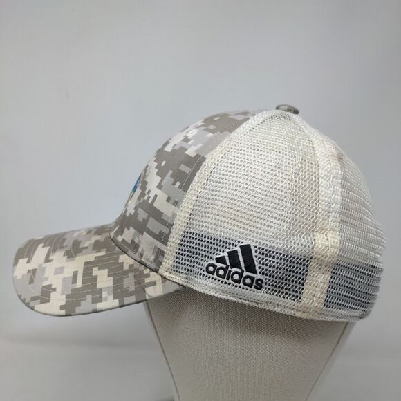 Adidas Men's Snapback Camo Hat Multicolor Embroidered Cats Logo - Picture 3 of 7
